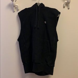 Sleeveless Champion Hoodie